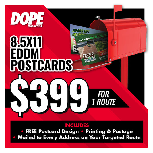 EDDM POSTCARDS - $399 per route | Riley