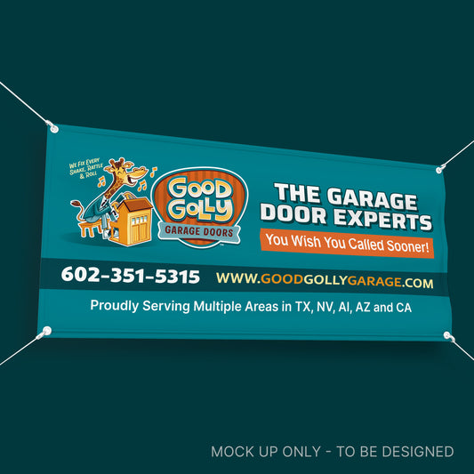 Banners with Grommets 4x6 ft | Good Golly