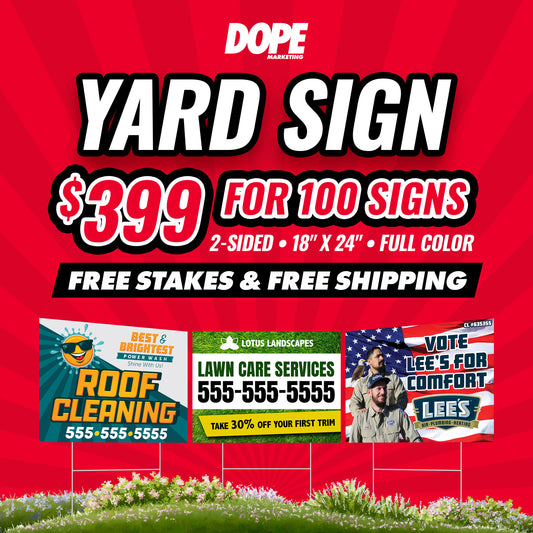 BLIND SHIP - 24x18 YARD SIGNS | Premium Signs & Banners