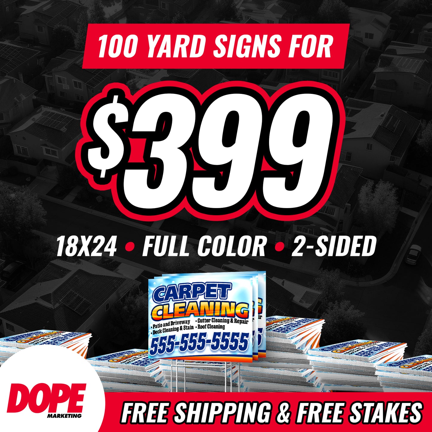 18x24 Custom Yard Signs