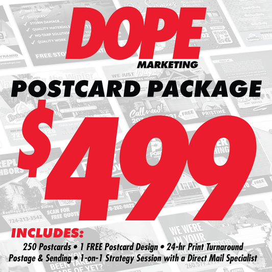 TARGETED POSTCARD PACKAGE - $499