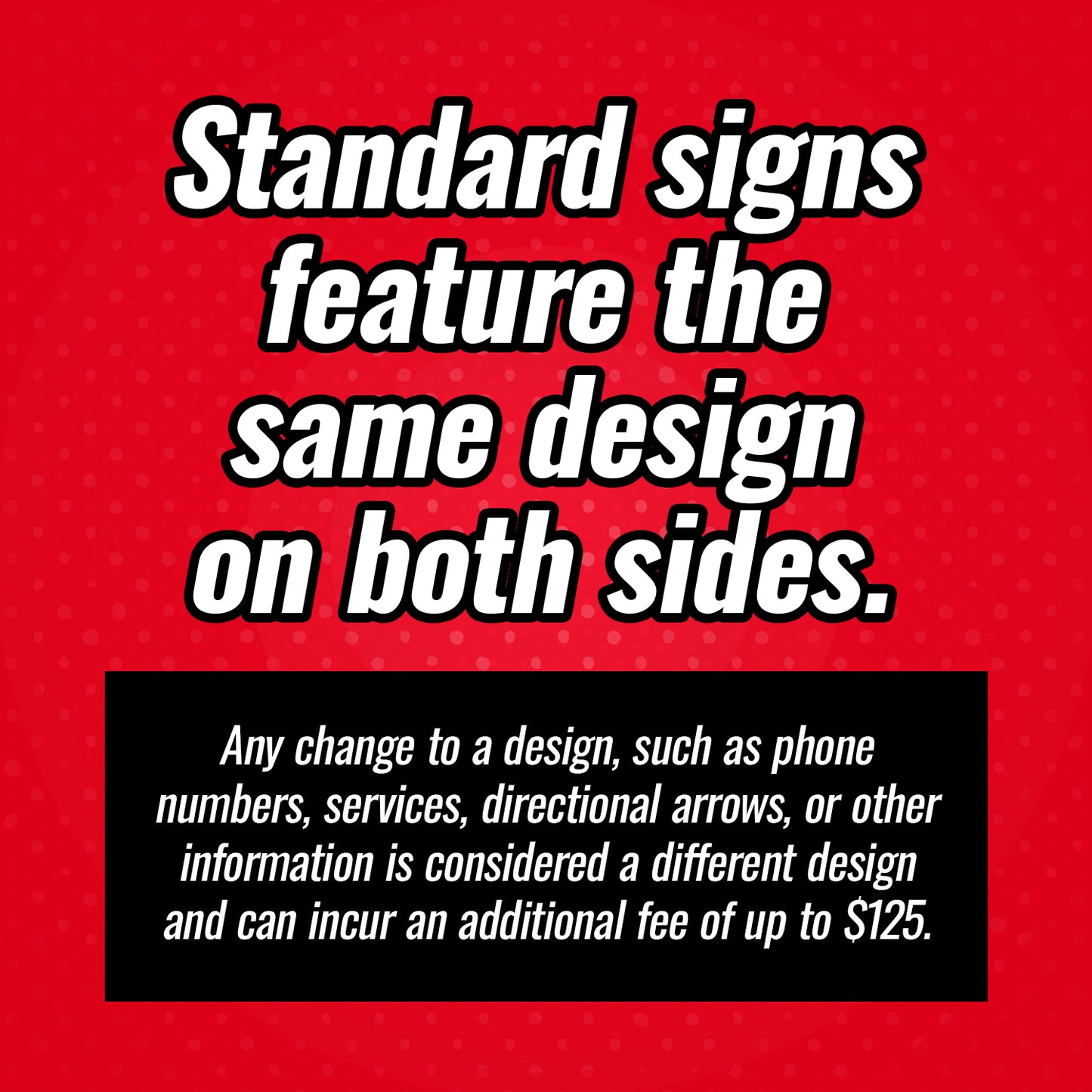 MAIN COURSE BUNDLE | EDDM Postcards, 1 Deluxe A-Frames, 500 Rack Cards