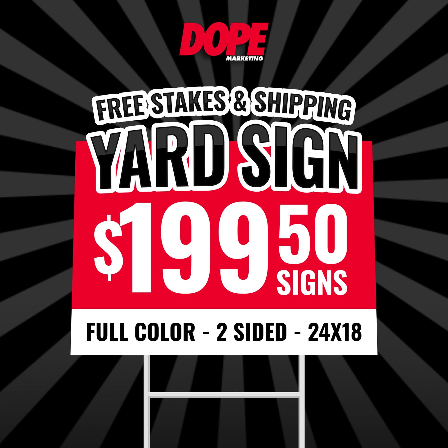 18x24 Custom Yard Signs