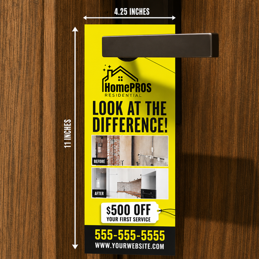 DOPE DEAL: Door Hangers 4.25x11