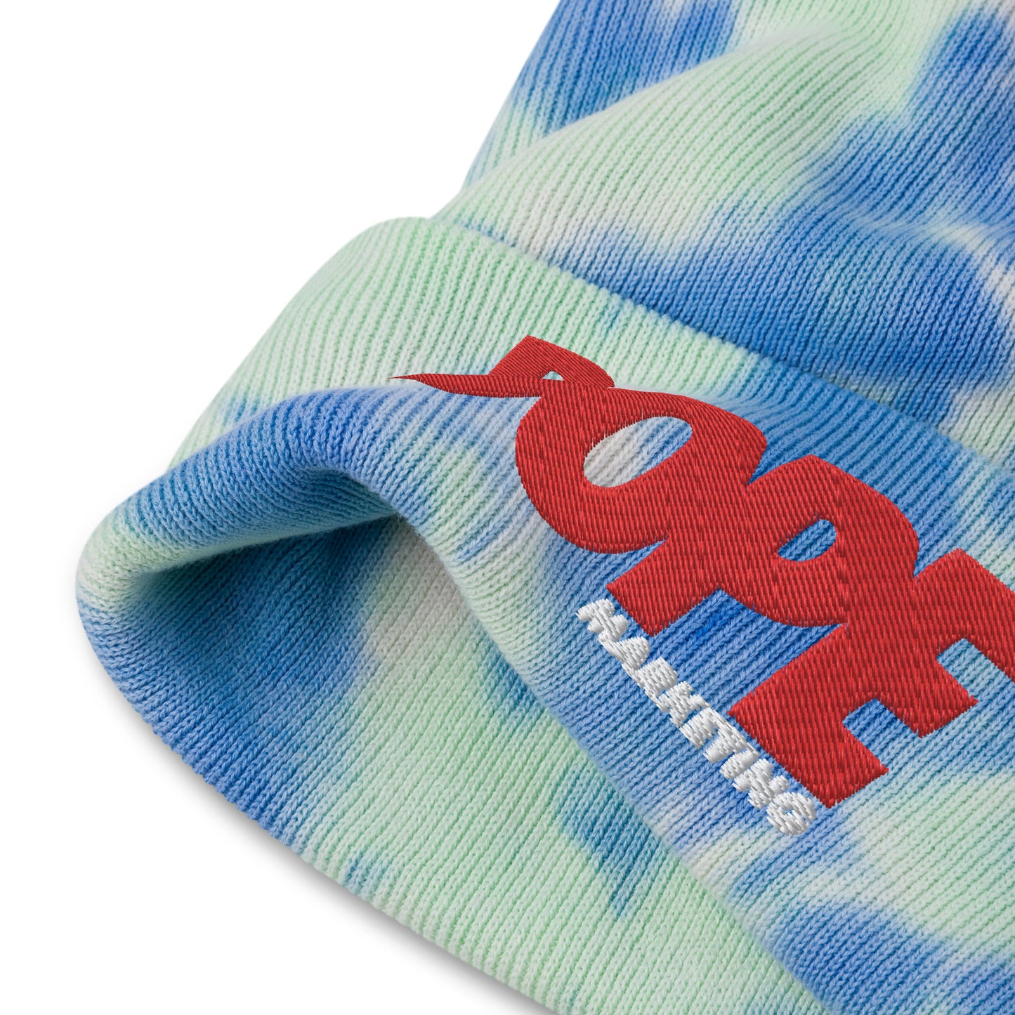 Tie-dye beanie