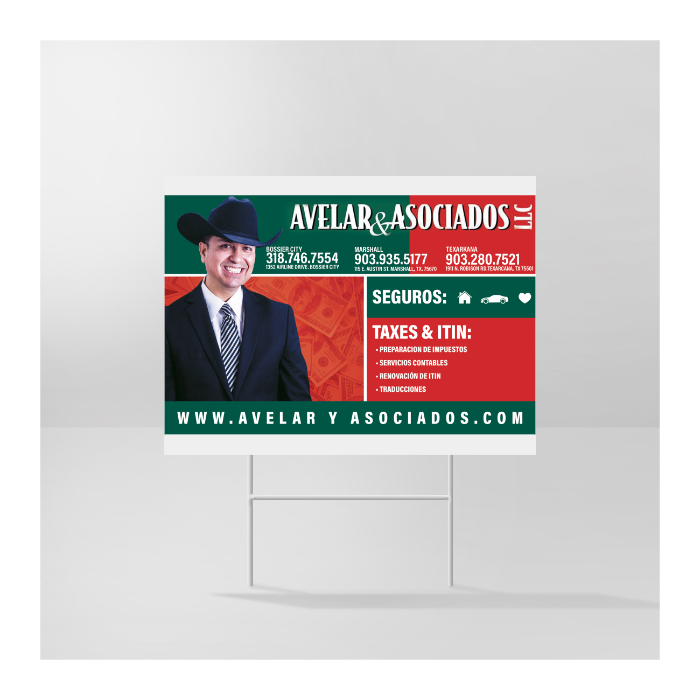 Custom Yard Signs (18x24) - YS Builder