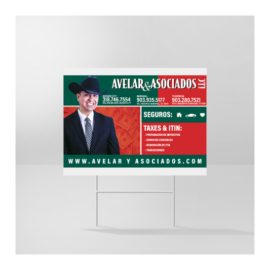 Custom Yard Signs (18x24) - YS Builder