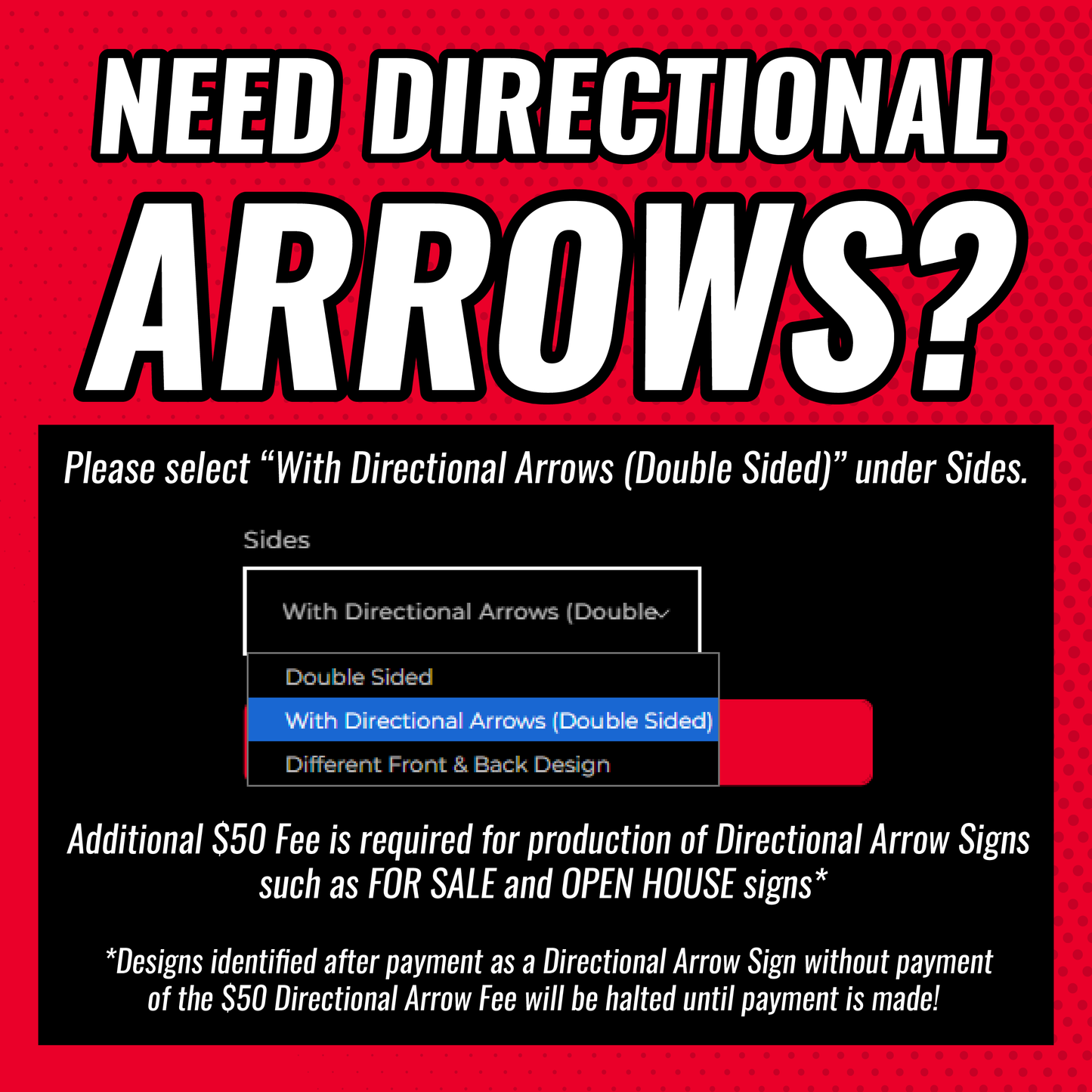 24x36 YARD SIGNS | Adam