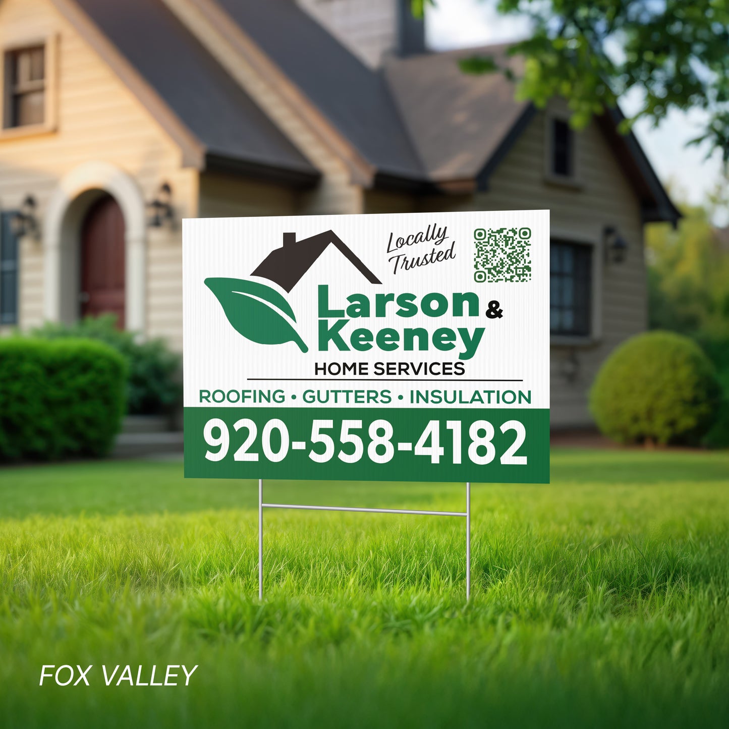 24x18 Double Sided Yard Signs - Landscape | L&K