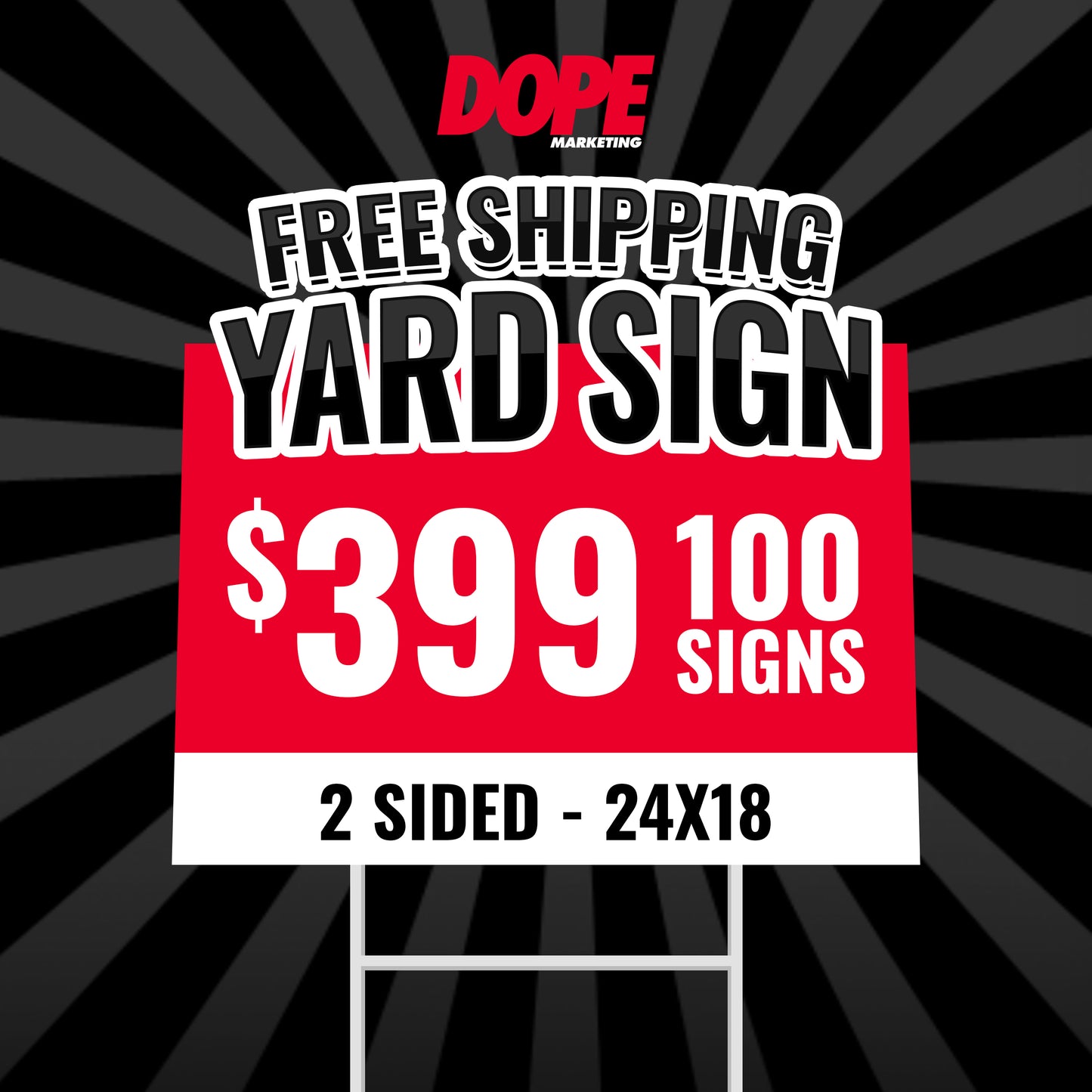Yard Sign SALE - Beat The Cold With These HOT Deals