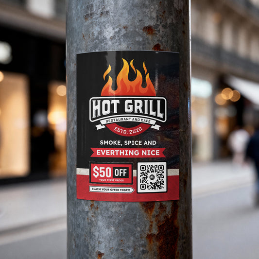 OUTDOOR STICKERS - RECTANGLE