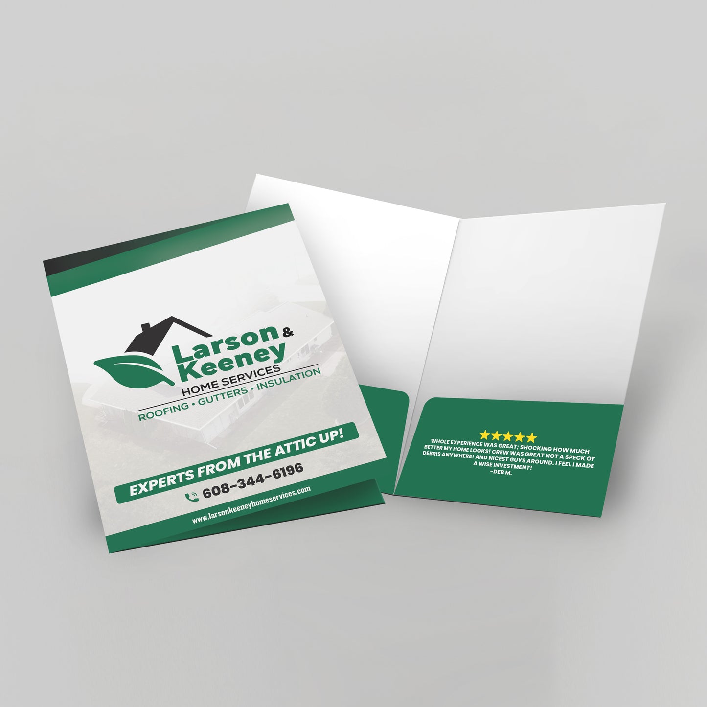 FOLDERS - SINGLE SIDED WITH SLIT | L&K