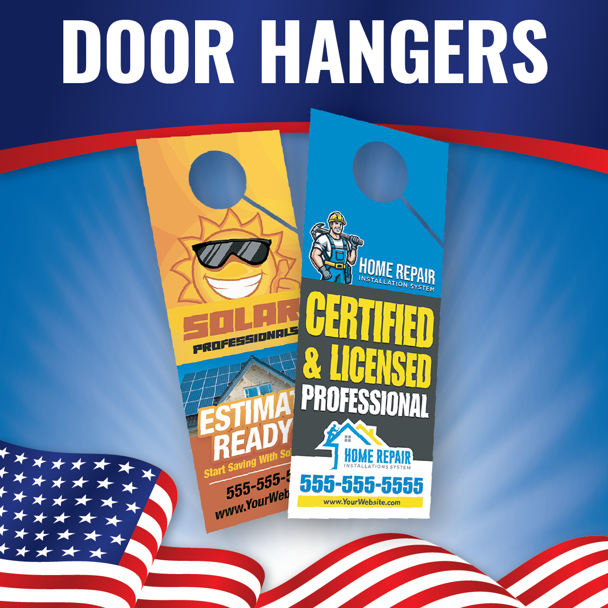 DOOR HANGERS - 4.25"x11" | Adam