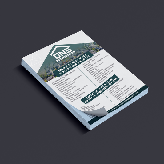 One Solutions Services Flyers - 8.5x11 | One