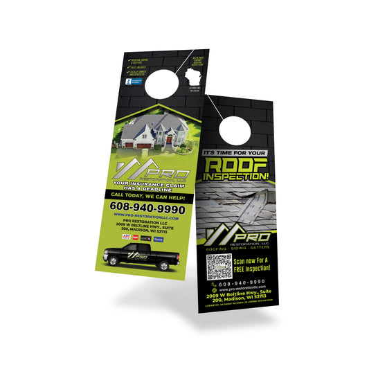 Door Hangers 4.25"x11" | Pro Restoration