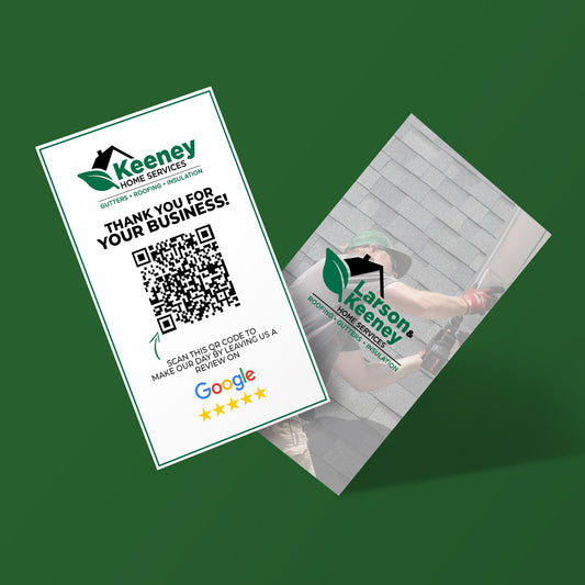 GOOGLE REVIEW CARDS  | L&K 4"x6" HANDOUTS