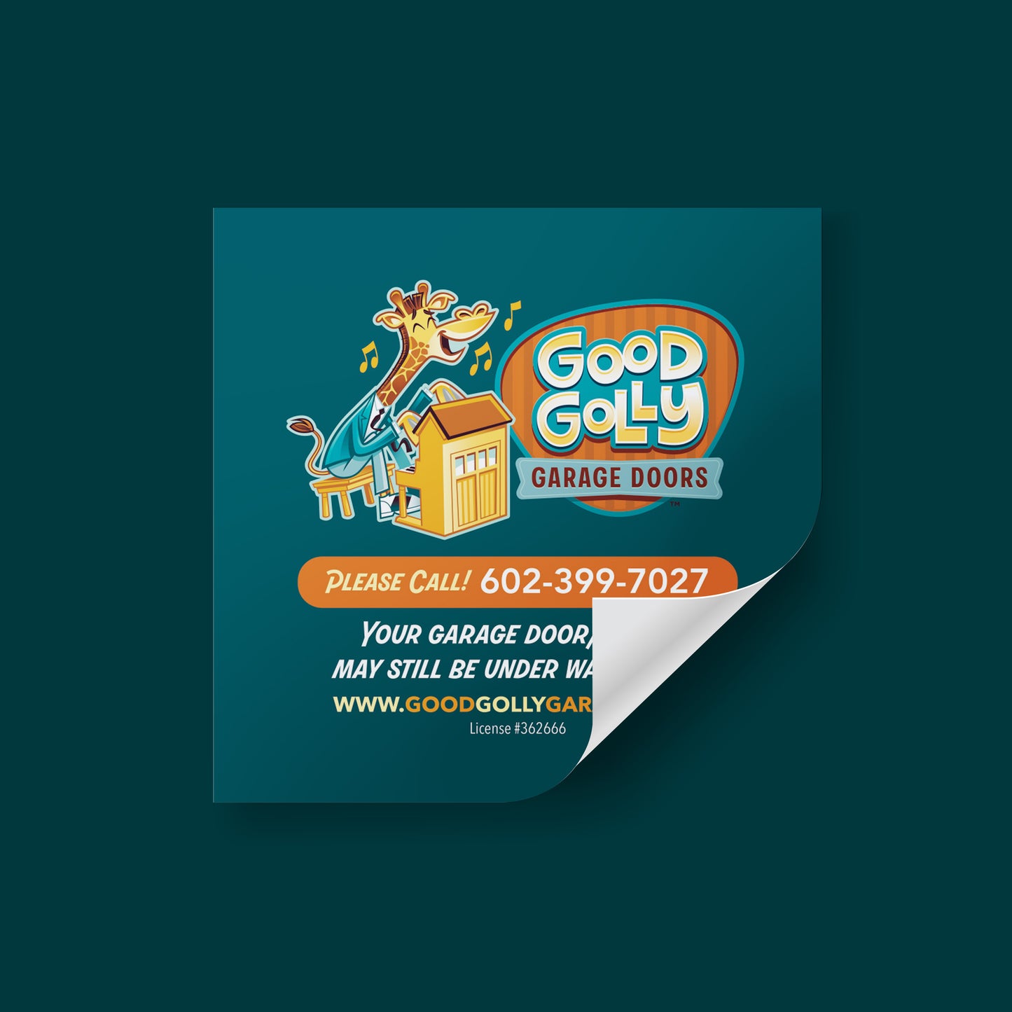 3x3 Stickers | Good Golly