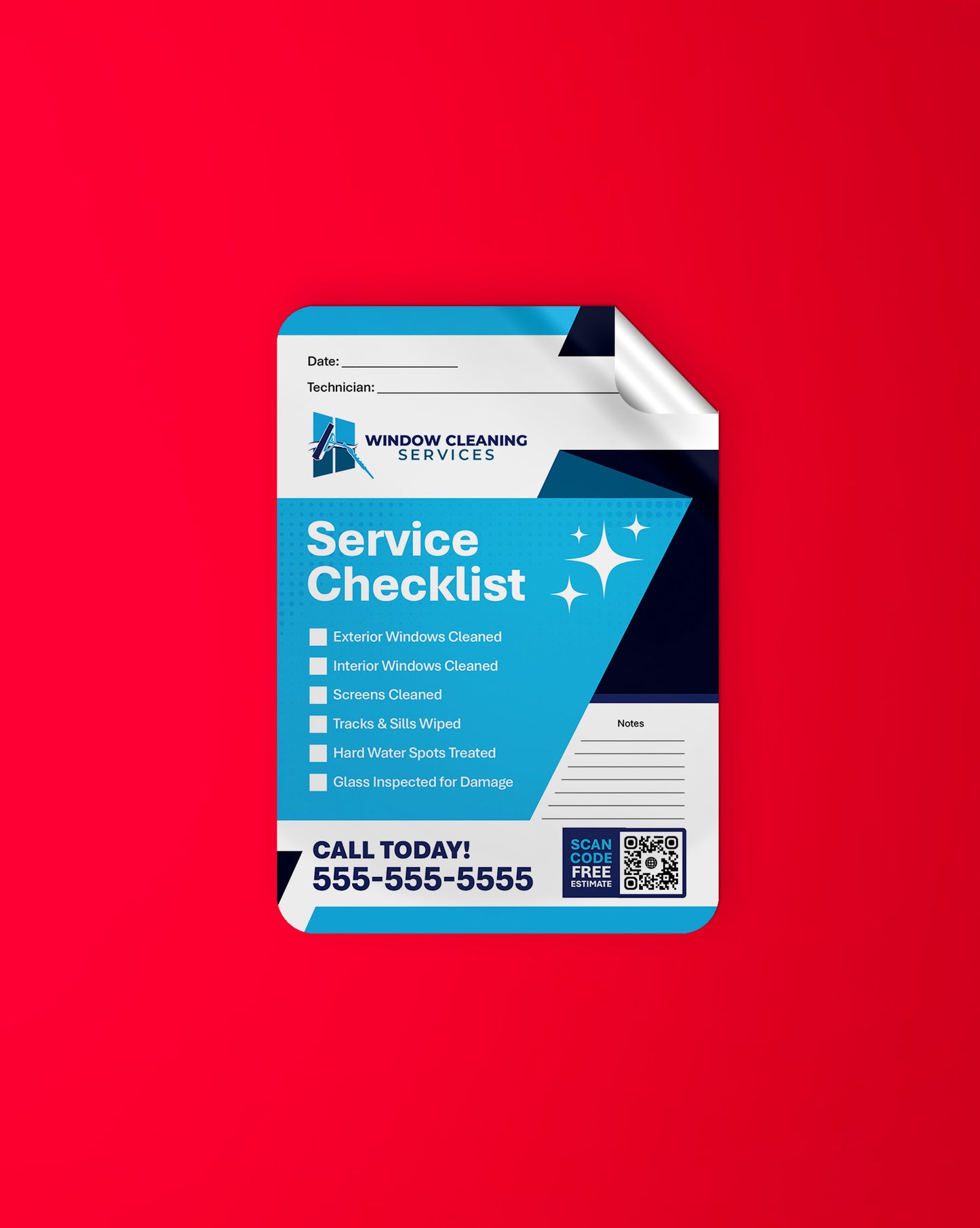 OUTDOOR STICKERS - RECTANGLE