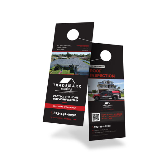 Door Hangers 4.25"x11" | Trademark Roofing