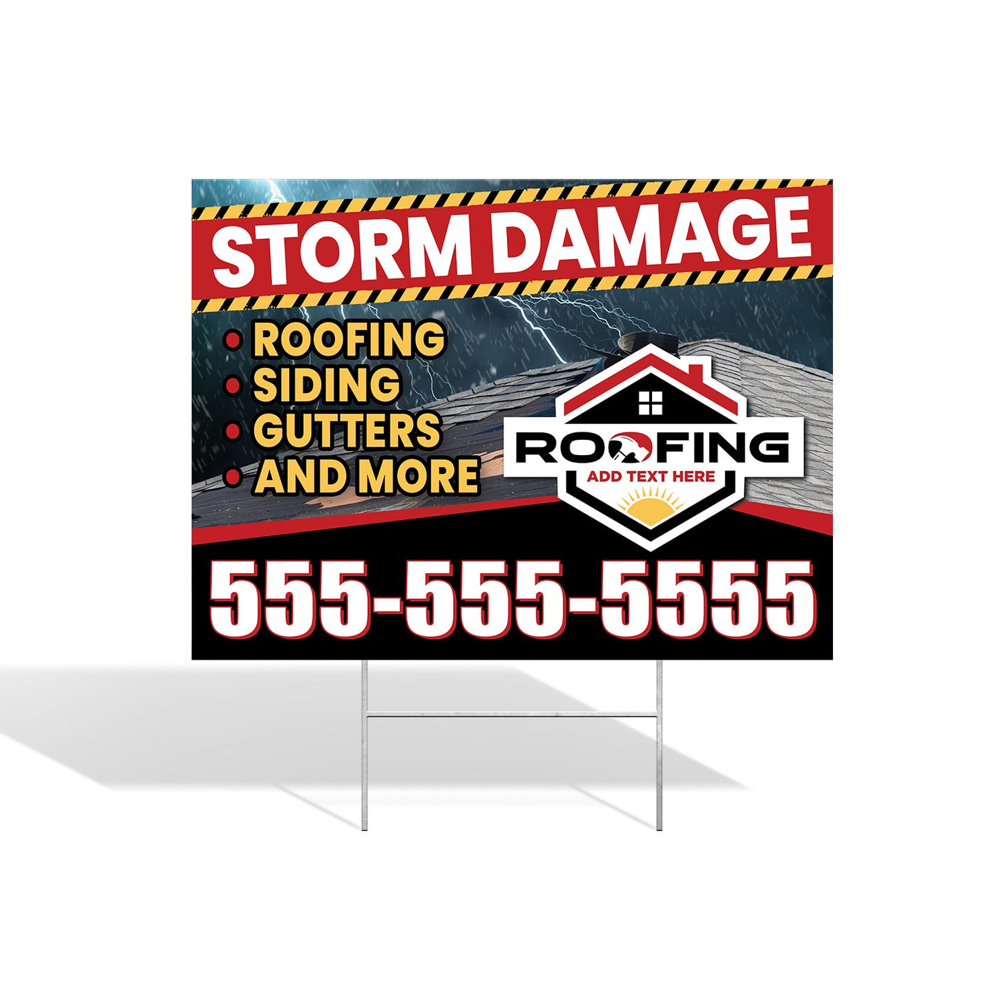 18x24 ROOFING YARD SIGNS | 100 signs for $399