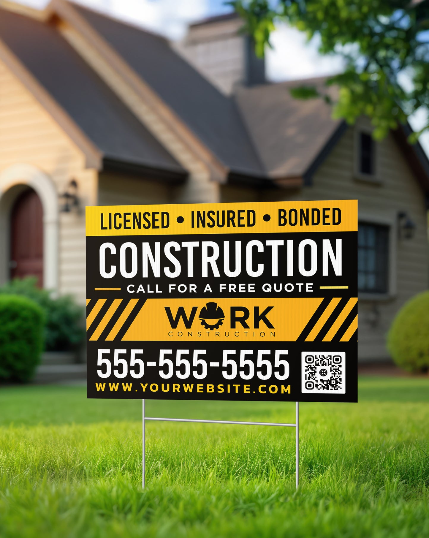 18x24 CUSTOM YARD SIGNS | BizBoosters