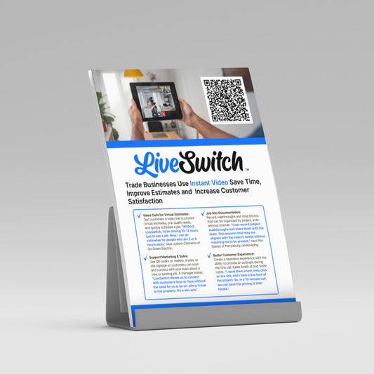 5 x 7 HANDOUTS - 14pt Card Stock | LiveSwitch