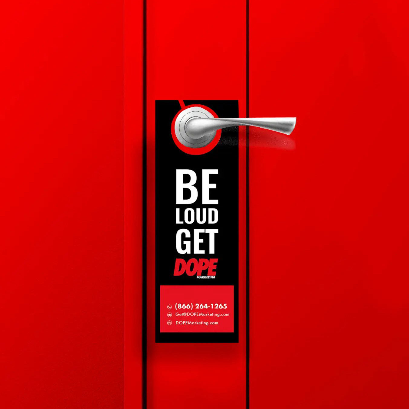 dope marketing door hangers