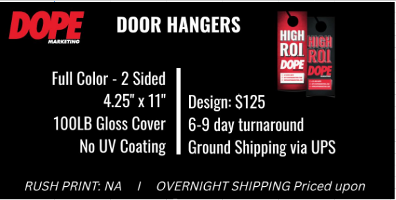 DOOR HANGERS